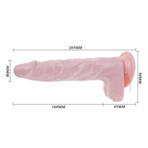 Baile Vibrators-Super Rad Dong Dildo Realistische Drehung 20.5 Cm-TPR · Vibratoren (Bild 6)