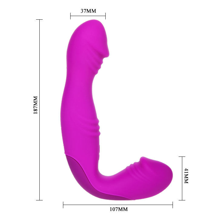 Fun Toys-Angelo Arnes Flieder-Silikon, 12 Geschwindigkeiten, Wiederaufladbar, USB · Vibratoren (Bild 7)