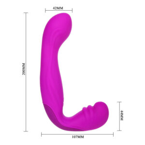 Fun Toys-Beau Flieder Wiederaufladbar Silikon-12 Geschwindigkeiten Verkabelung · Strap-on & Harness (Bild 5)
