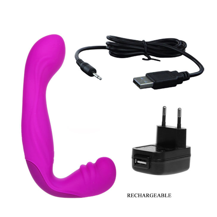 Fun Toys-Beau Flieder Wiederaufladbar Silikon-12 Geschwindigkeiten Verkabelung · Strap-on & Harness (Bild 7)