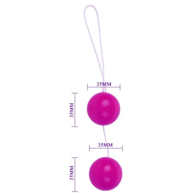 Baile Stimulating-Twins Balls Flieder Liebeskugeln Unisex-TPR · Sextoys (Bild 2)
