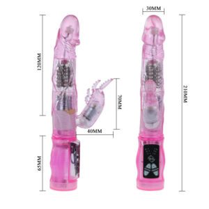 Baile Rotations-Mini Rabbit Intimate Lover Flieder-Silikon, 12 · Vibratoren (Bild 2)