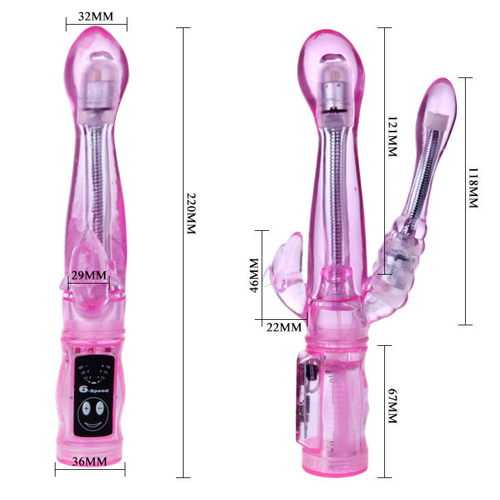 Baile Vibrators-Vibrator flexibel mit Stimulator anal-5 Geschwindigkeiten · Vibratoren (Bild 4)