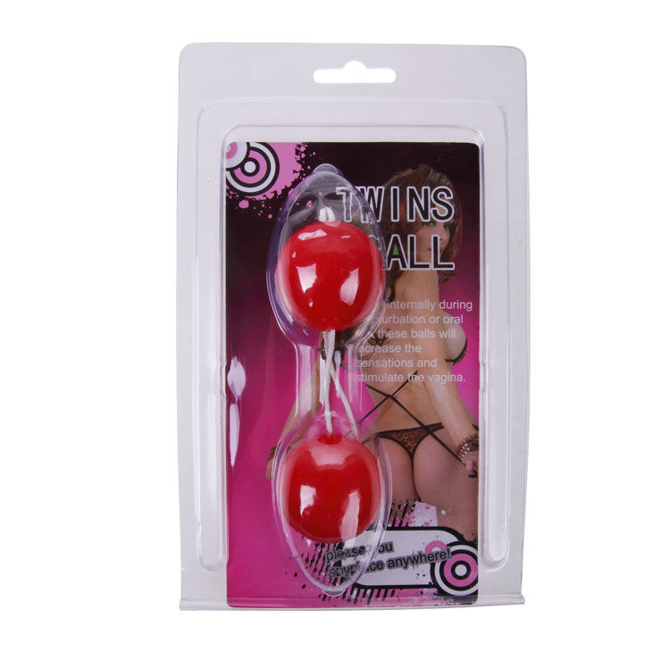 Baile Stimulating-Twins Balls Pink Liebeskugeln Unisex-TPR · Sextoys (Bild 3)
