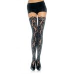 Leg Avenue Hosiery-Strümpfe von floralen Spitzen · Sexy Damen-Dessous