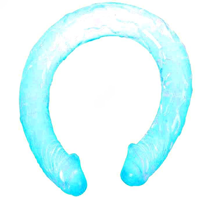 Baile Anal-Doppel Dong Blau 44,5 Cm · Sextoys