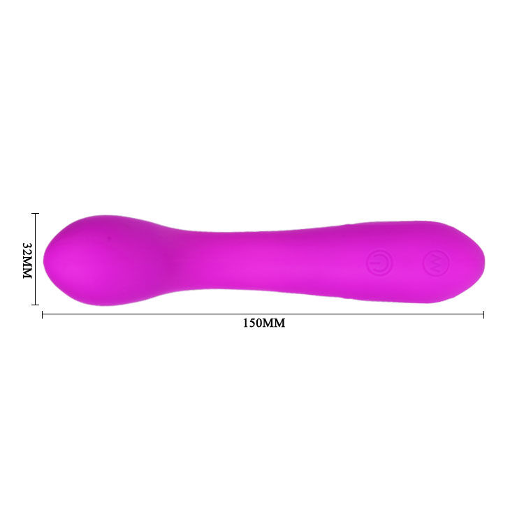 High Tech-Tony Flieder-Silikon-Massagegerät, 12 Geschwindigkeiten, Wiederaufladbar, USB · Vibratoren (Bild 4)
