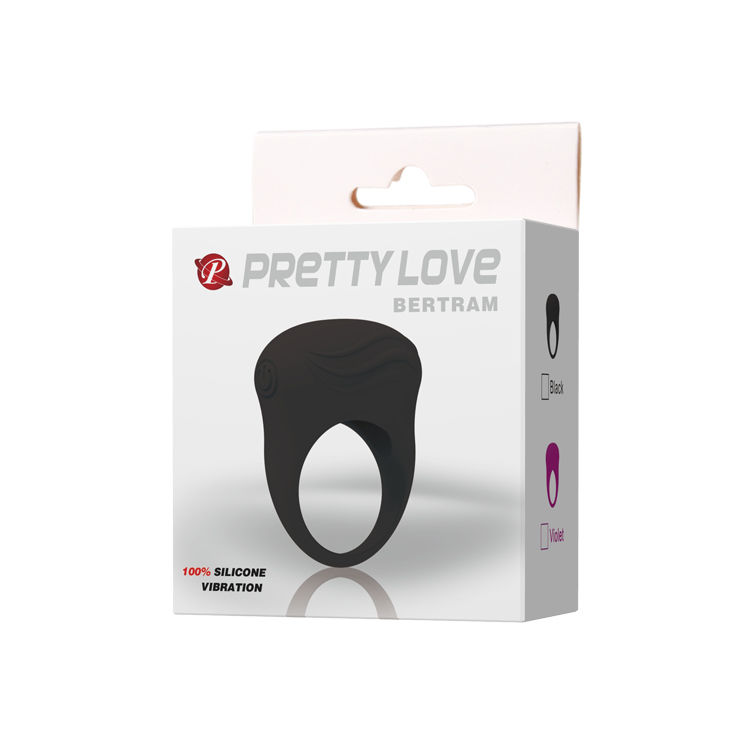 For Him-Bertram Ring Vibrator Schwarz-Silikon · Sextoys (Bild 8)