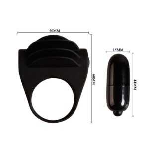 For Him-Chester Black Ring Vibrator-Silikon · Sextoys (Bild 6)