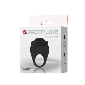 For Him-Chester Black Ring Vibrator-Silikon · Sextoys (Bild 9)