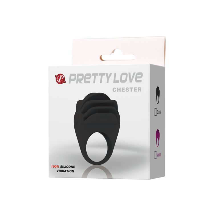 For Him-Chester Black Ring Vibrator-Silikon · Sextoys (Bild 9)