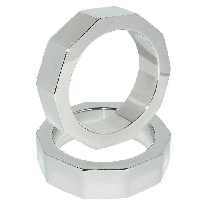 Metal Hard-Penis- und Hodenring Nut 55 mm