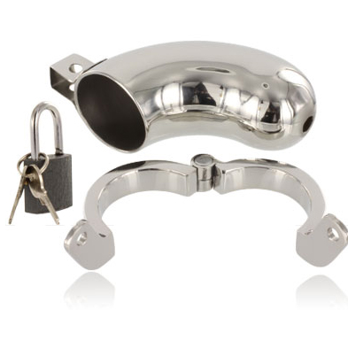 Metal Hard-Brig Ring der Keuschheit · Spielzeug aus Glas & Metall (Bild 2)