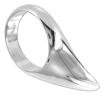 Metal Hard-Penisring Teardrop 55 mm