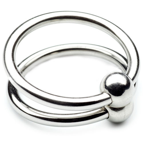 Metal Hard-Doppelringe aus Stahl 30mm · Spielzeug aus Glas & Metall (Bild 2)