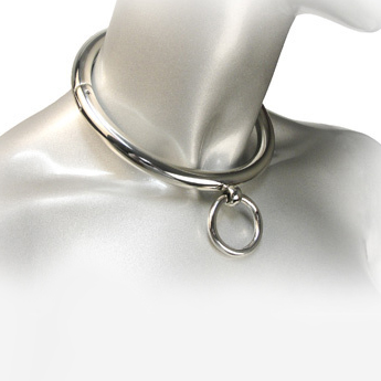 Metal Hard-Bdsm Halskette mit Ring 10 Cm · Spielzeug aus Glas & Metall (Bild 2)