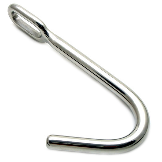 Metal Hard-Analhaken für Bondage · Spielzeug aus Glas & Metall