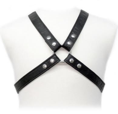 Leather Body-Harness Lasico in Kleidung-Ökologische Haut · Strap-on & Harness