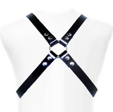 Leather Body-Basis-Harness-Kunstleder