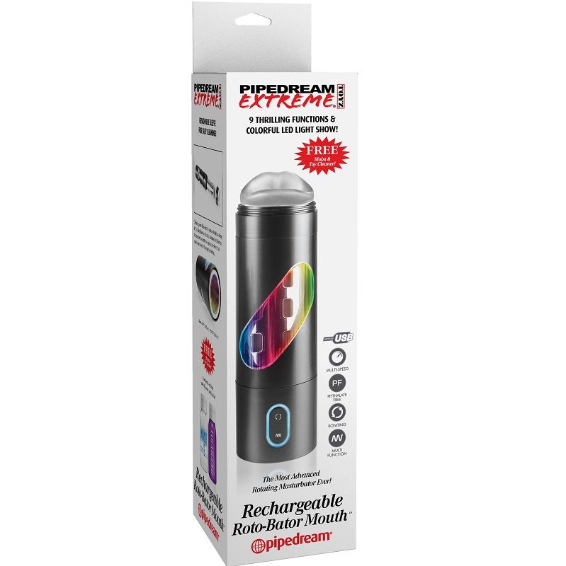 Extreme Toyz-Masturbator Usb Roto-Batter Männlich mit Rd Mund · Vibratoren (Bild 6)