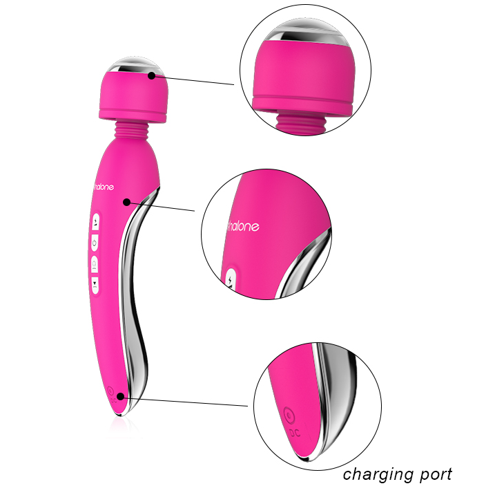 Nalone-Elektro Stimulator-Silikon, 5 Geschwindigkeiten, Wiederaufladbar, USB · Vibratoren (Bild 5)