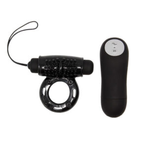 Baile For Him-Vibrationsring mit Fernbedienung Schwarz 20V-12 Geschwindigkeiten · Vibratoren (Bild 7)