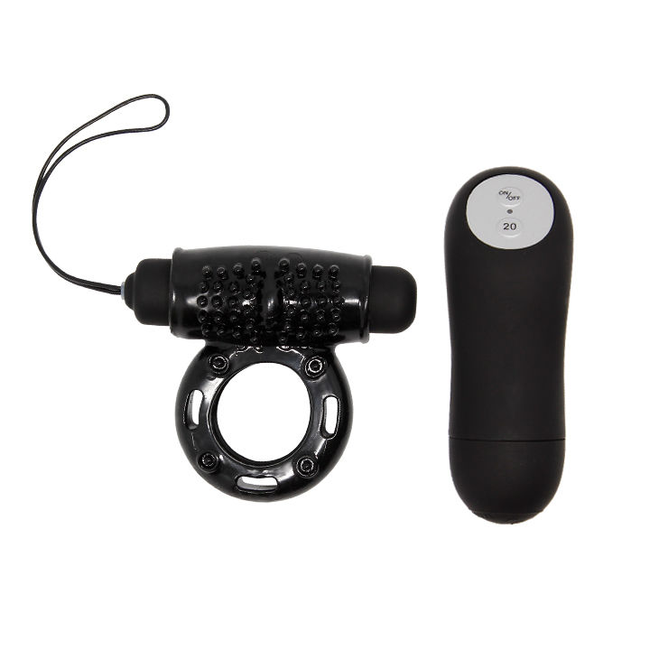 Baile For Him-Vibrationsring mit Fernbedienung Schwarz 20V-12 Geschwindigkeiten · Vibratoren (Bild 7)