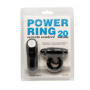 Baile For Him-Vibrationsring mit Fernbedienung Schwarz 20V-12 Geschwindigkeiten · Vibratoren (Bild 2)