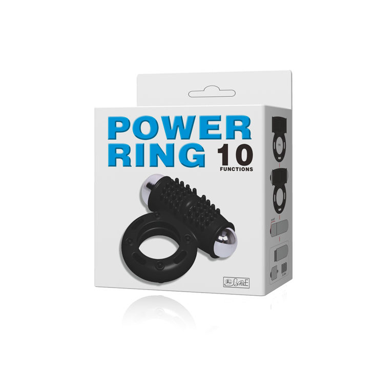 Baile For Him-Power Ring Ring Ring Vibrator 10V-TPR, 10 Geschwindigkeiten · Sextoys (Bild 7)