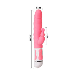 High Tech-Smart Steven Rabbit Rosa-Silikon, 12 Geschwindigkeiten, Ruhe · Vibratoren (Bild 5)