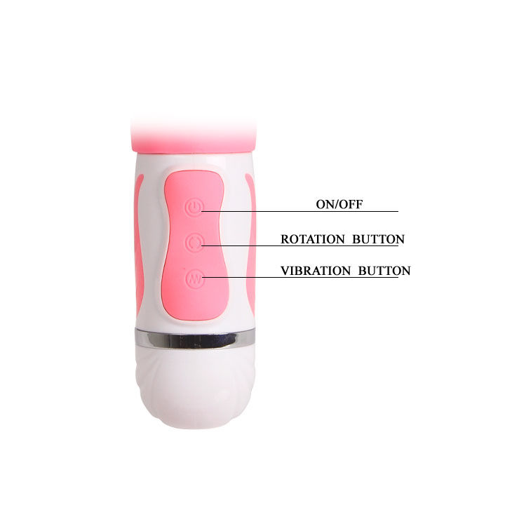 High Tech-Smart Steven Rabbit Rosa-Silikon, 12 Geschwindigkeiten, Ruhe · Vibratoren (Bild 4)