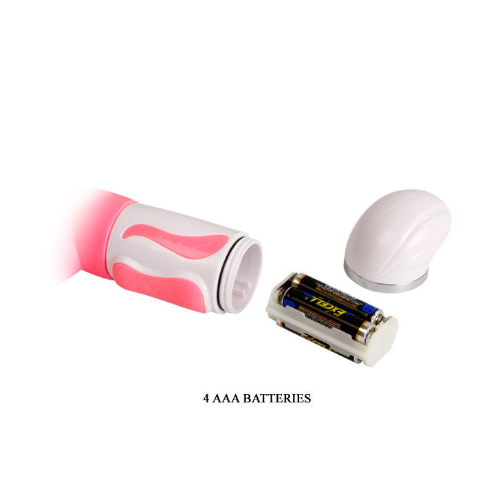 High Tech-Smart Steven Rabbit Rosa-Silikon, 12 Geschwindigkeiten, Ruhe · Vibratoren (Bild 3)