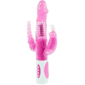 Baile Rotations-Pretty Bunny Triple Vibrator Rotator-12 Geschwindigkeiten · Vibratoren (Bild 6)