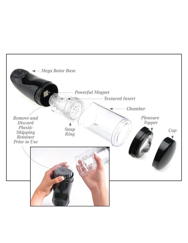 Extreme Toyz-Pdx Mega-Batter Usb Masturbator Männlich Jahr · Sextoys (Bild 7)