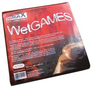 Joydivision Sexmax-Wetgames Sex-laken Red-Latex · Spiele & Geschenke (Bild 2)