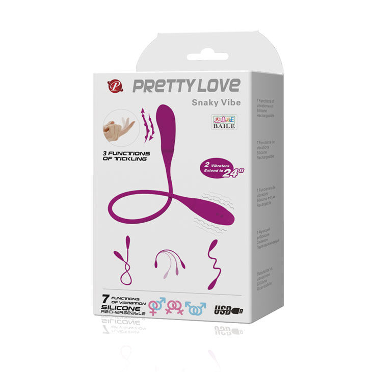 Fun Toys-Smart Snaky Vibe Vibrator 7 V + 3 Tickling-Silikon, 7 · Vibratoren (Bild 4)