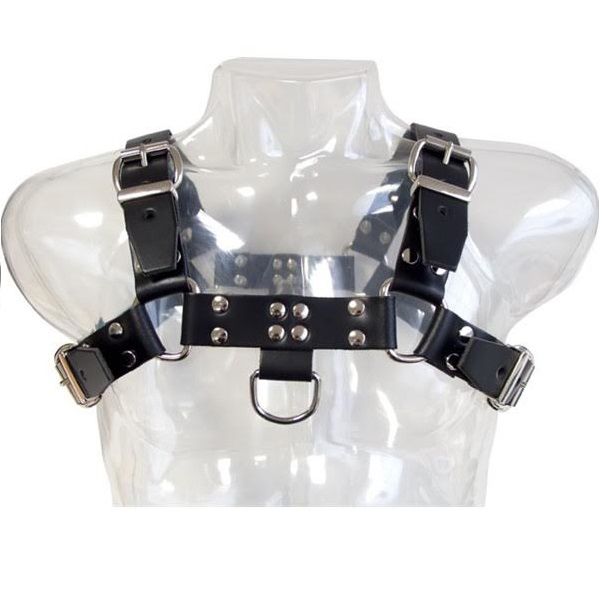 Leather Body-Harness von Leder mit Ketten III · Herrenunterwäsche (Bild 3)