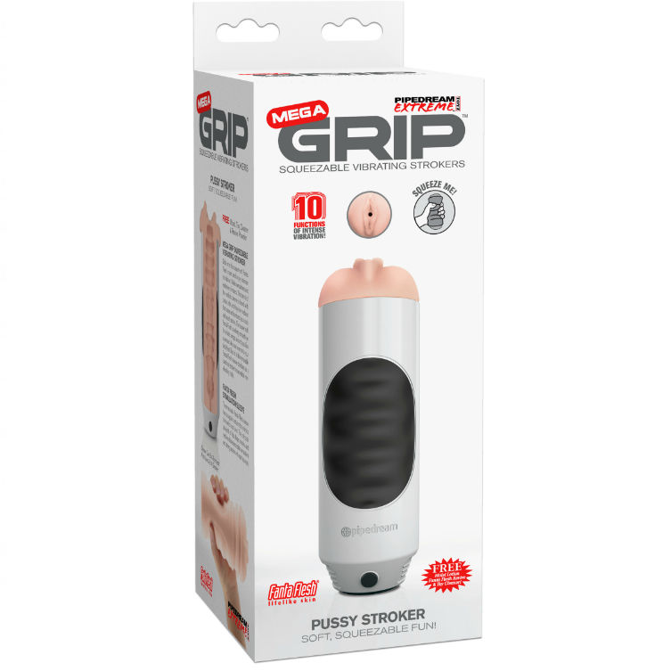 Extreme Toyz-Mega Grip Vagina Masturbator Vibrator-10 Geschwindigkeiten · Sextoys (Bild 2)
