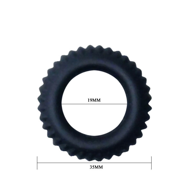 Baile For Him-Titan Cockring Schwarz 1.9 Cm-Silikon · Sextoys (Bild 4)