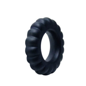 Baile For Him-Titan Cockring Schwarz 2 cm-Silikon · Sextoys (Bild 3)