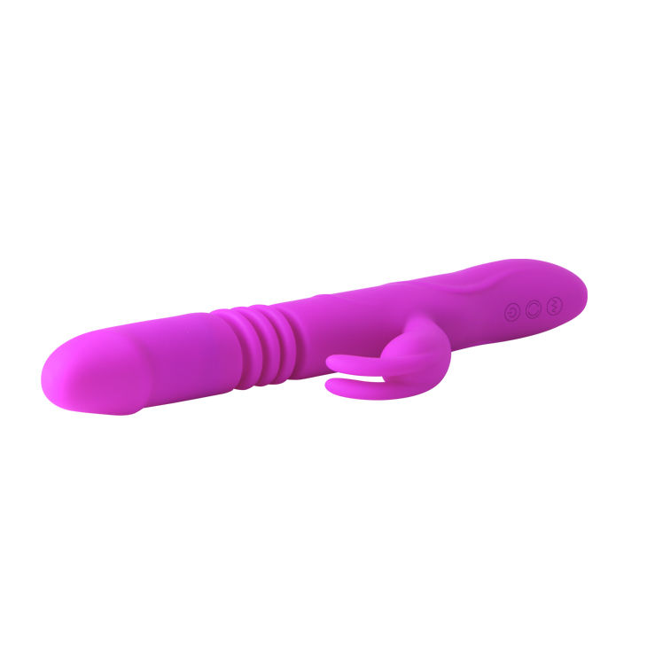 High Tech-Ward Rabbit Up & Down-Silikon, 12 Geschwindigkeiten, Wiederaufladbar · Vibratoren (Bild 4)