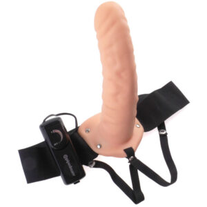 Fetish Fantasy Series-Strap-on Vibrator Rohr 19 cm Braun · Strap-on & Harness (Bild 3)