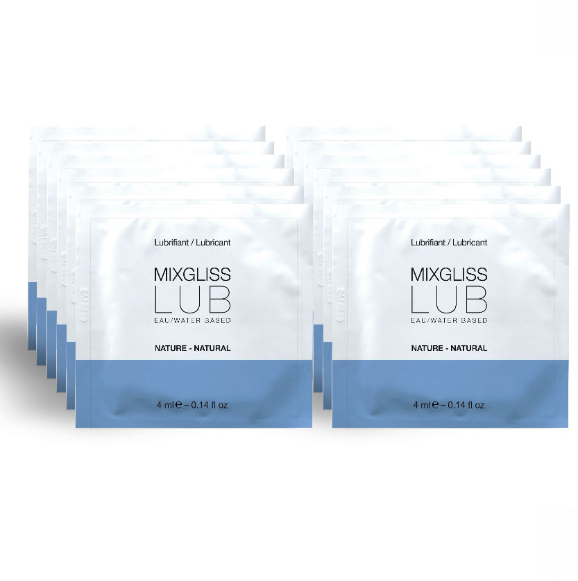 Mixgliss-Natürliches Wasser-Gleitgel 12 Monodose 4 Ml · Kosmetika & Aphrodisiaka