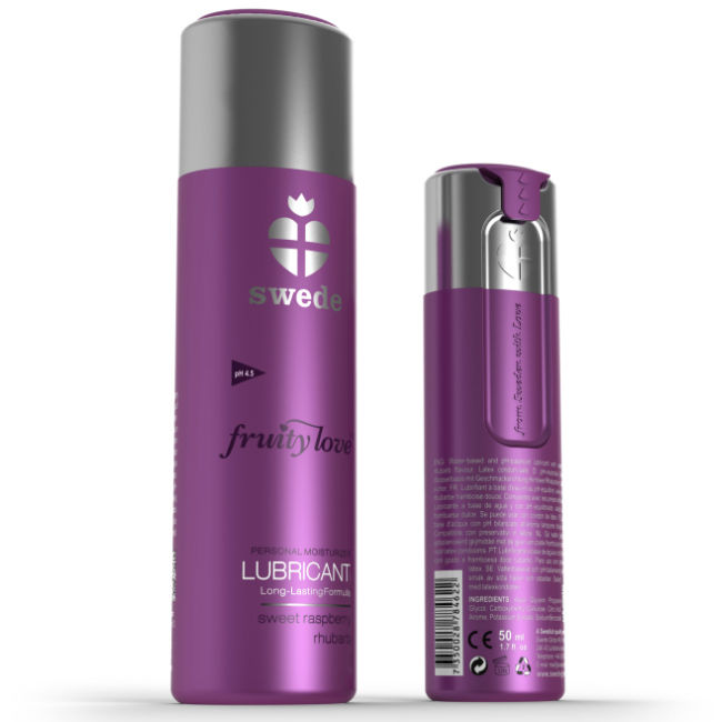 Swede-Fruity Love Gleitgel Himbeere und Rhabarber 100 Ml-Flasche · Kosmetika & Aphrodisiaka