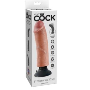 King Cock-Vibrator des Penis 20.32 Cm – Flesh-Waterproof, Saugnapf · Vibratoren (Bild 5)
