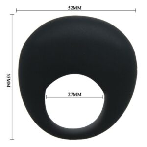 For Him-Trap Ring Vibrator Schwarz-Silikon · Vibratoren (Bild 5)
