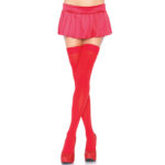 Leg Avenue Hosiery-Strümpfe Auf den Knien Nylon Rot · Sexy Damen-Dessous