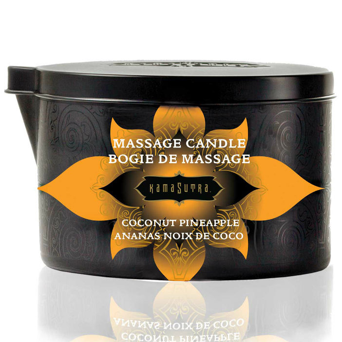 Kamasutra Cosmetics-Cocos-Massagekerzen und Ananas 170gr · Erotische Massage (Bild 2)