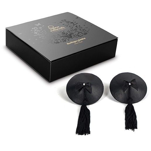 Bijoux Burlesque Pasties-Burlesque Black Decke · Sexy Damen-Dessous (Bild 2)