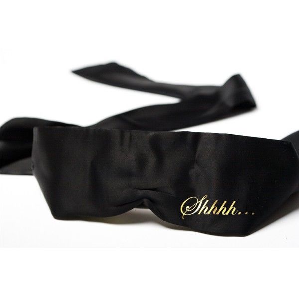 Bijoux Indiscrets-Shhh Satin-Maske mit Botschaften-Silentios